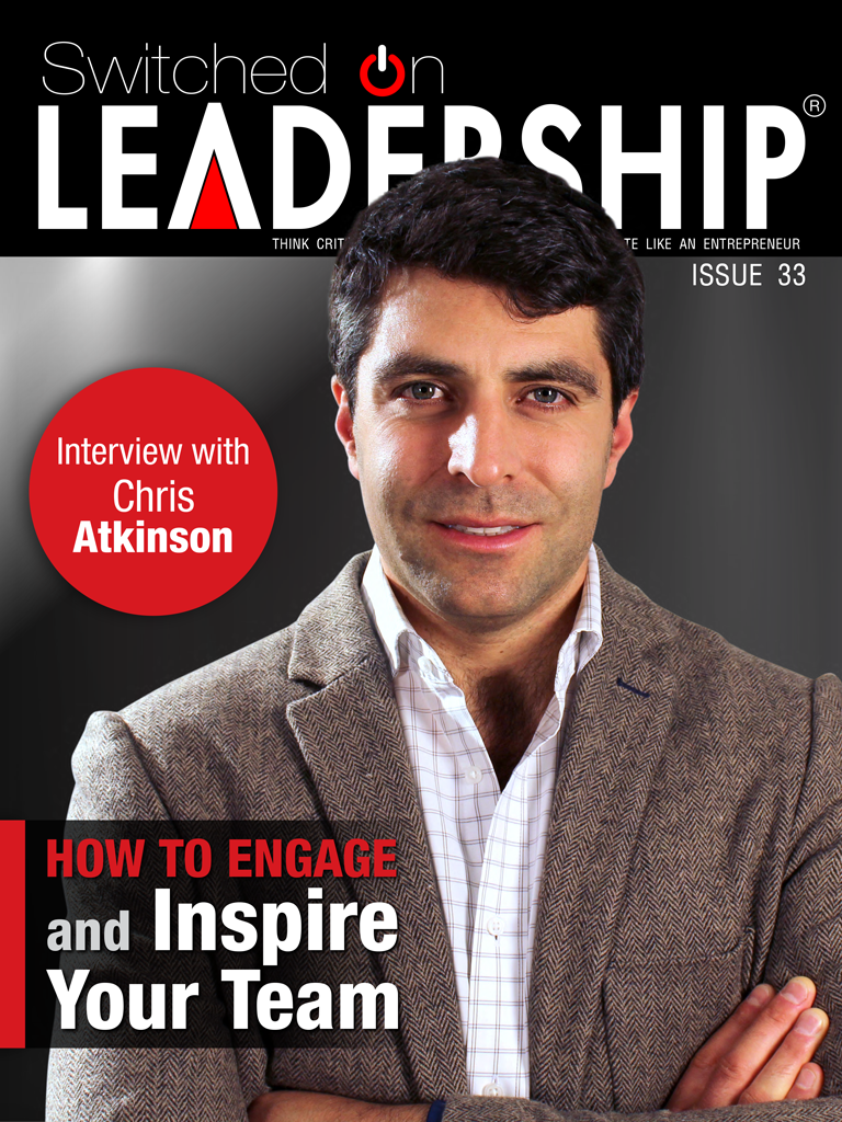 Switched On Leadership Magazine Cover Chris Atkinson