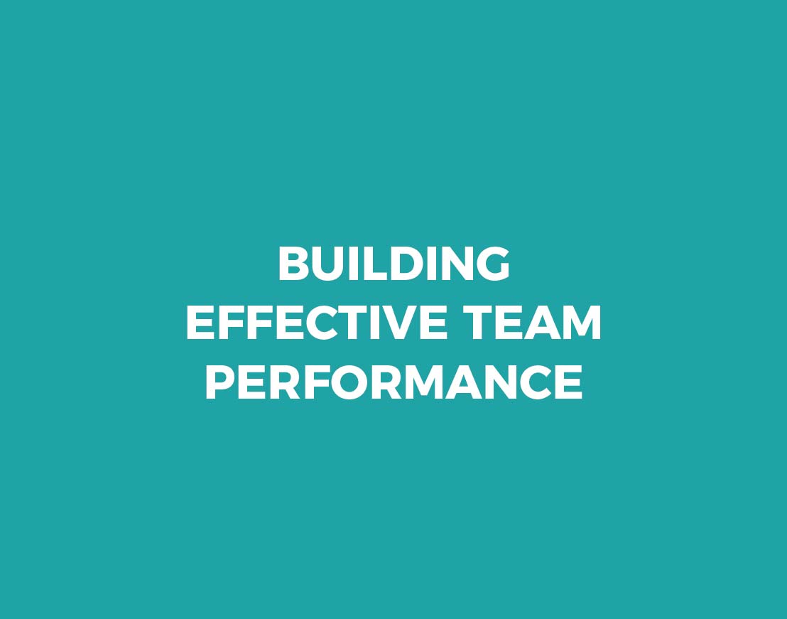Building effective Team performance