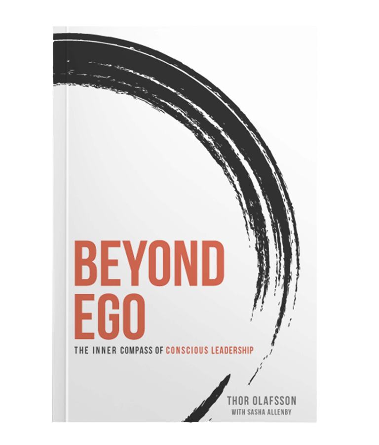 Beyond Ego Book Cover by Thor Olafsson